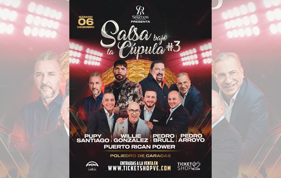 El Poliedro de Caracas se "baña" en salsa este seis de diciembre.