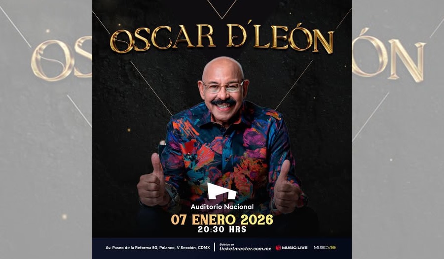 Oscar D´León regresa a México para ofrecer un concierto en el Auditorio Nacional.