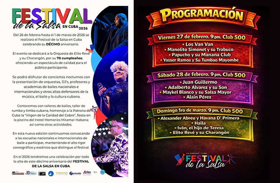 Semana de vértigo en La Habana con la décima edición del Festival de Salsa.